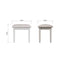 Swayne Dressing Stool - White