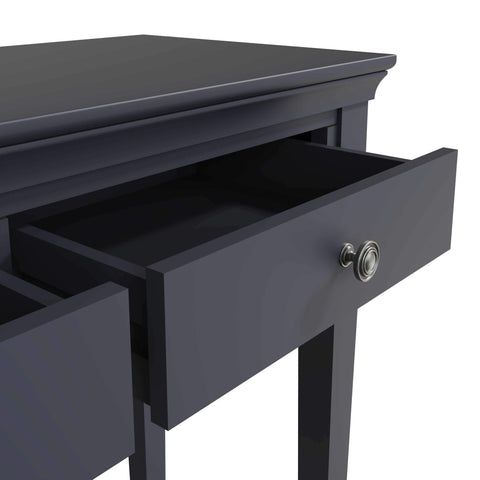 Swayne Dressing Table - Midnight Grey