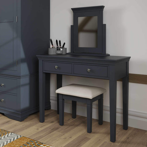 Swayne Dressing Table - Midnight Grey