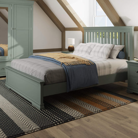 Swayne King Bed - Cactus Green