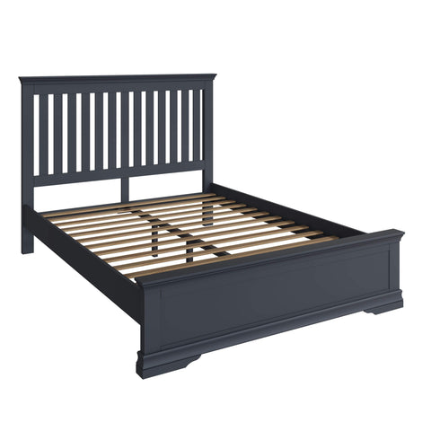 Swayne King Bed - Midnight Grey