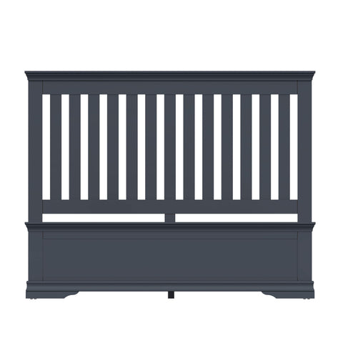 Swayne King Bed - Midnight Grey
