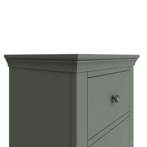 Swayne Large Bedside Cabinet - Cactus Green