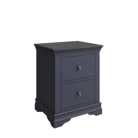 Swayne Large Bedside Cabinet - Midnight Grey