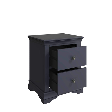 Swayne Large Bedside Cabinet - Midnight Grey