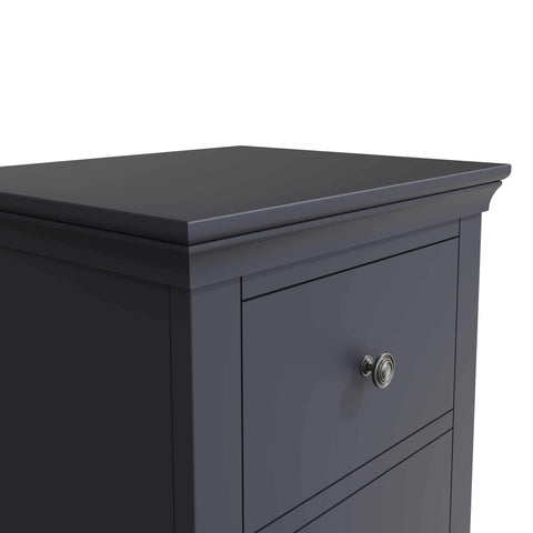 Swayne Large Bedside Cabinet - Midnight Grey