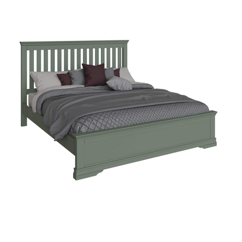 Swayne Super King Bed - Cactus Green