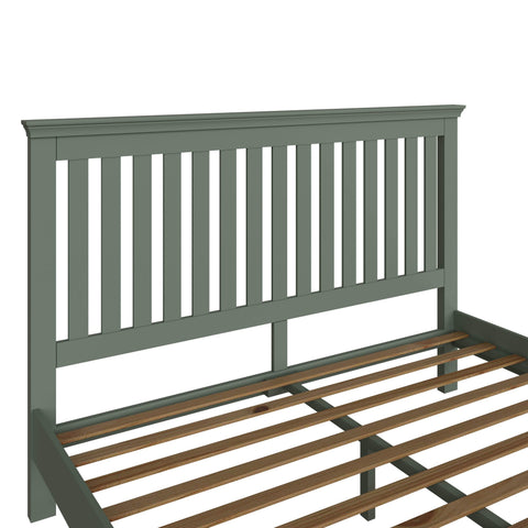 Swayne Super King Bed - Cactus Green
