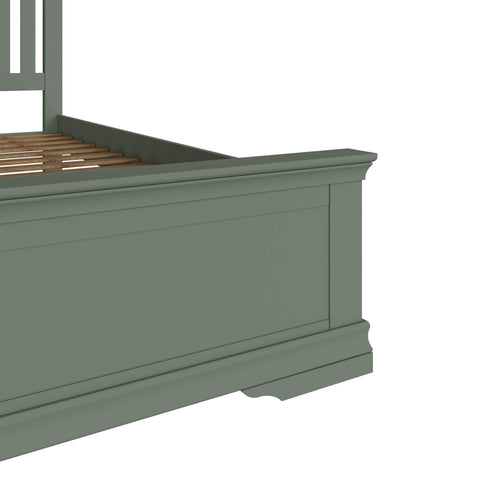 Swayne Super King Bed - Cactus Green