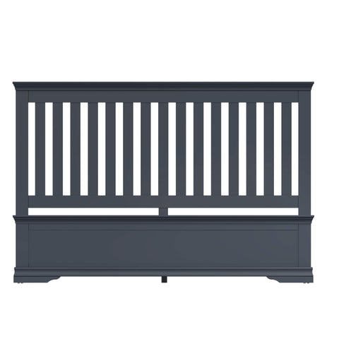 Swayne Super King Bed - Midnight Grey