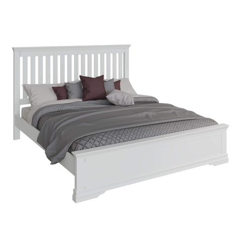 Swayne Super King Bed - White