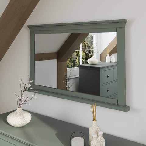 Swayne Wall Mirror - Cactus Green