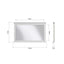 Swayne Wall Mirror - White