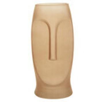 Viso Smoked Grey Large Face Vase